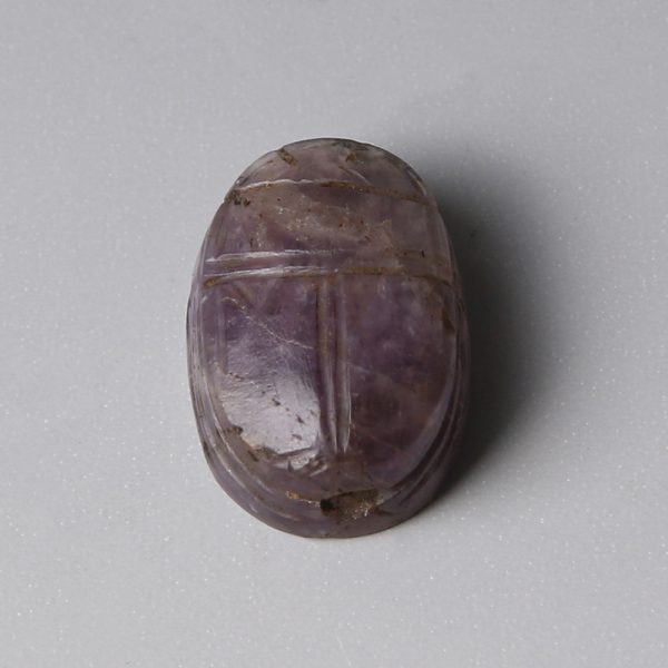 Egyptian Amethyst Scarab Amulet