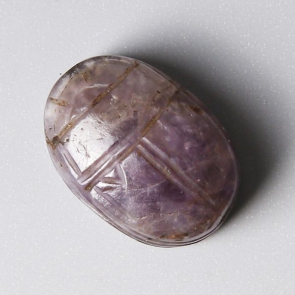 Egyptian Amethyst Scarab Amulet