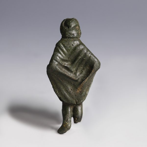 Ancient Roman Bronze Statuette of Priapus