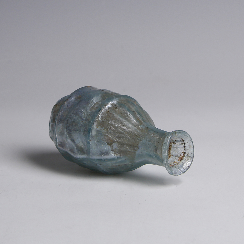Roman Pale Blue Glass Bottle Roman Pale Blue Glass Bottle