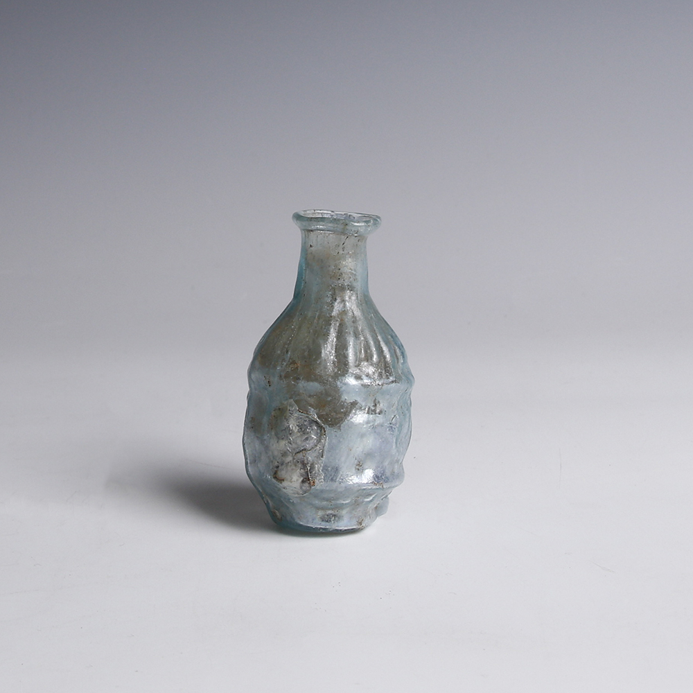 Roman Pale Blue Glass Bottle Roman Pale Blue Glass Bottle