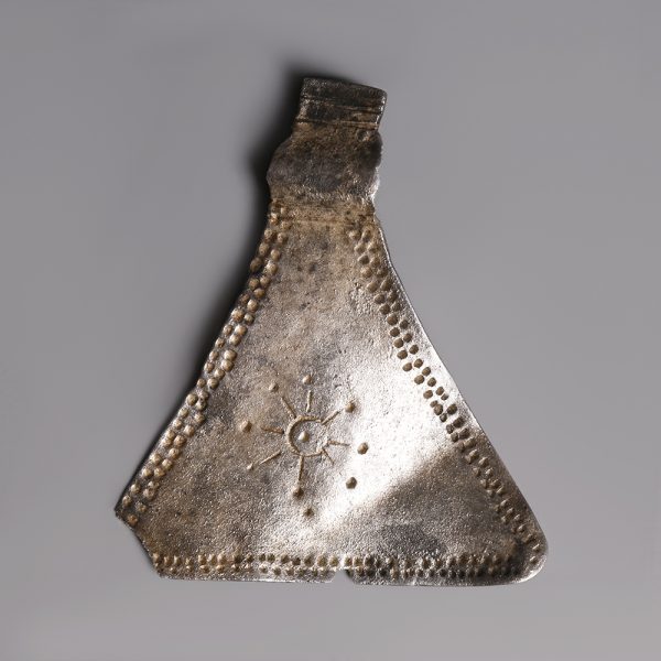 Celtic Silver Triangular Charm