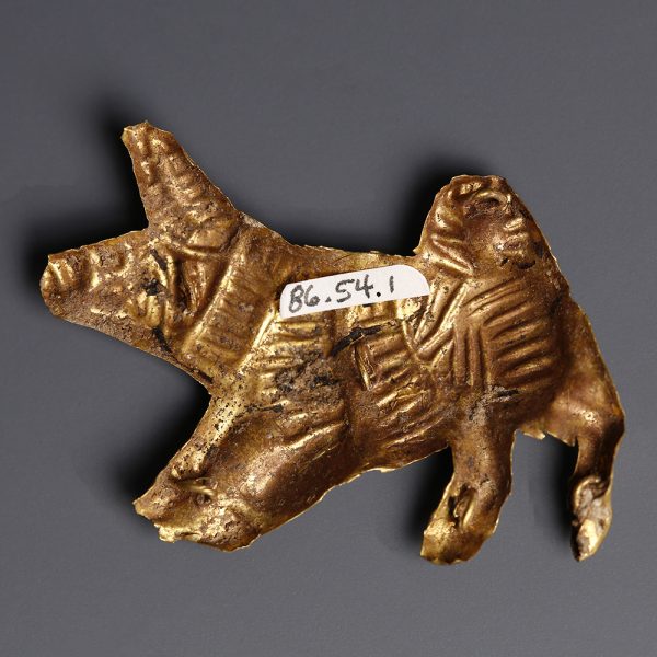 Scythian Gold Boar Appliqué