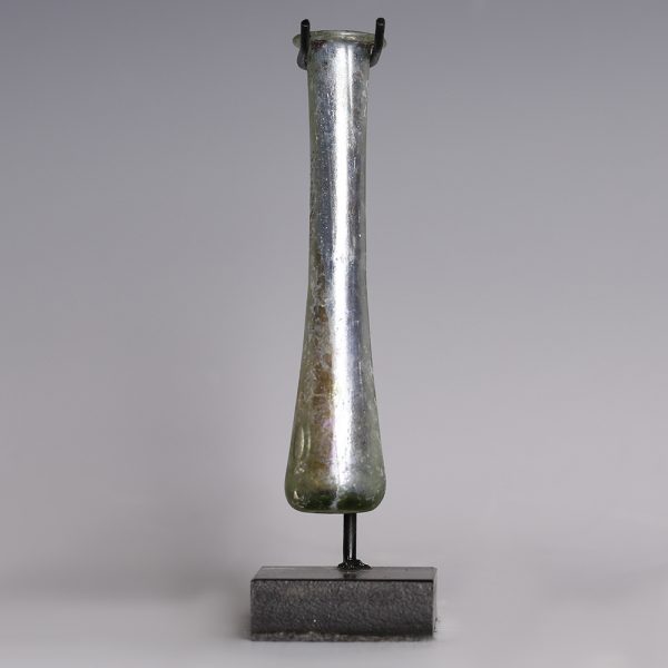 Ancient Roman Glass Unguentarium Perfume Bottle