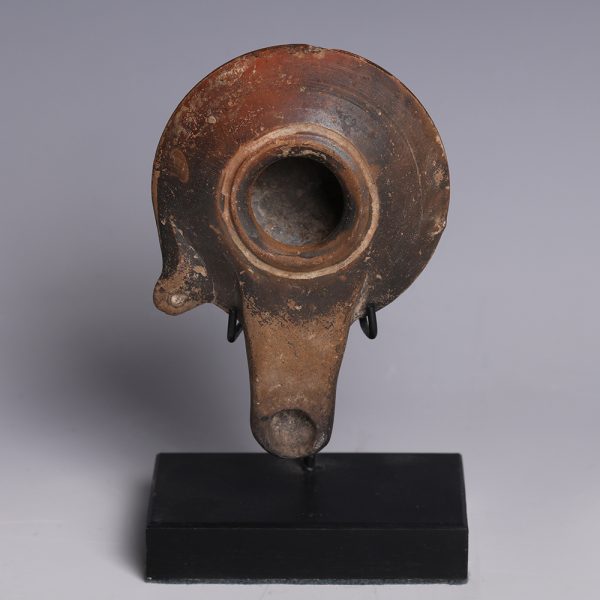 Ancient Greek Terracotta Oil Lamp