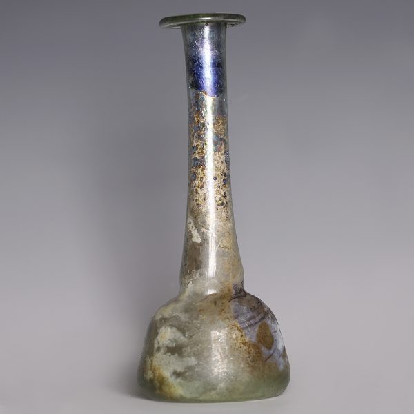 Roman Glass Candlestick Unguentarium