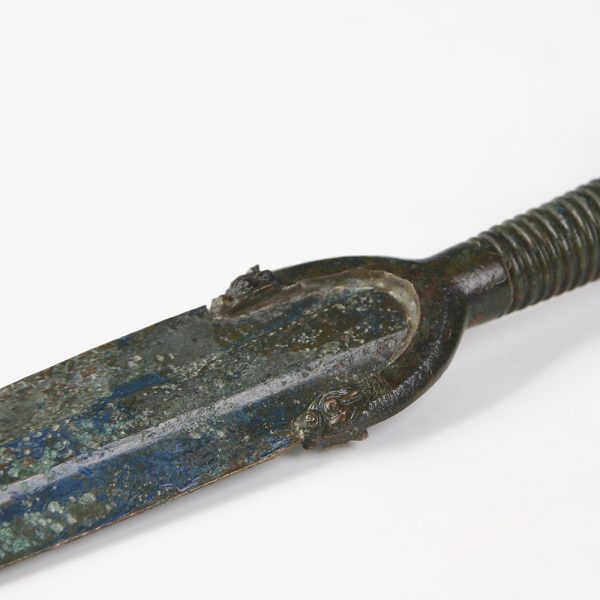Western Asiatic Luristan Rapier with Ribbed Hilt