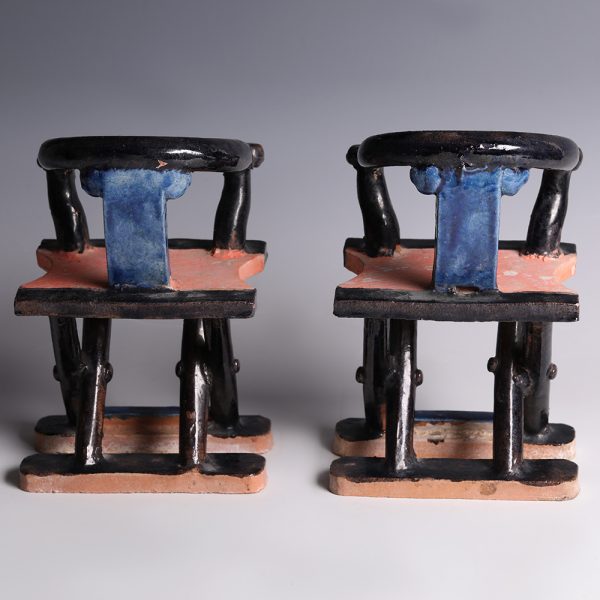Chinese Ming Terracotta Model Chairs
