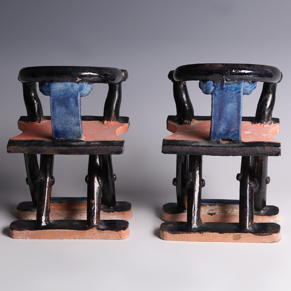 Chinese Ming Terracotta Model Chairs Chinese Ming Terracotta Model Chairs