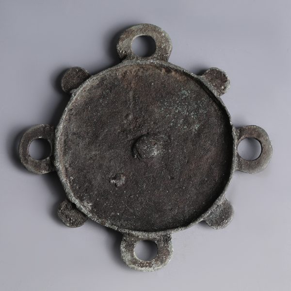 Roman Bronze Appliqué with Millefiori Decoration