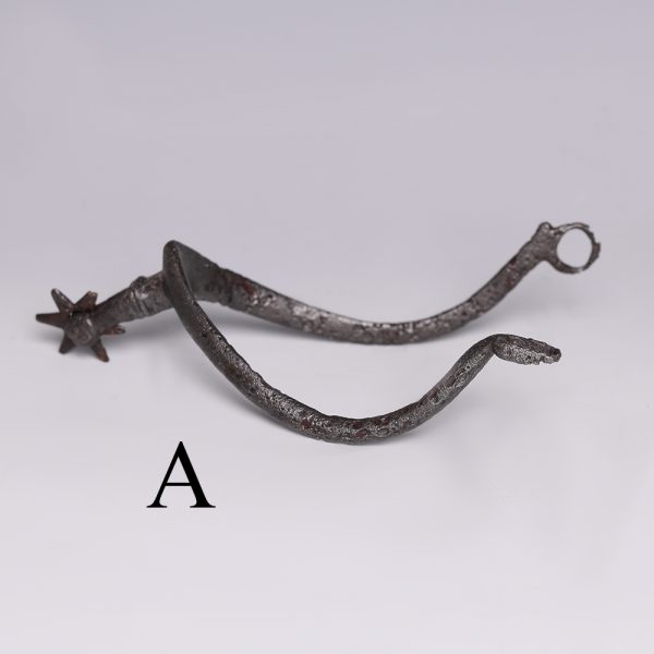 selection of iron medieval spurs a