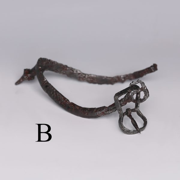 selection of iron medieval spurs b