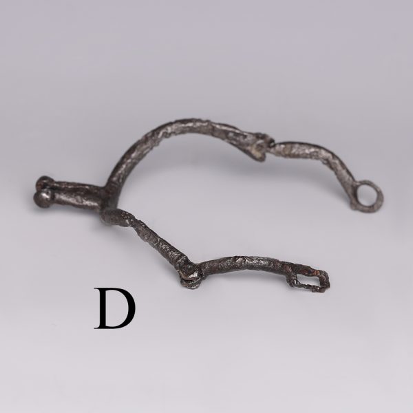 selection of iron medieval spurs d