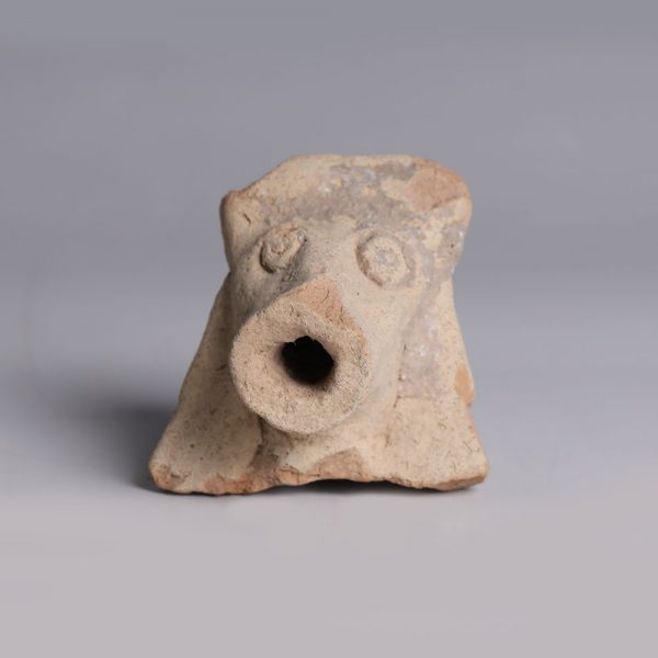Syro-Hittite Terracotta Fragment of a Bull-Shaped Vessel