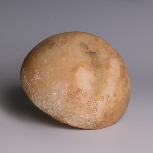 Delicate Byzantine Calcite Alabaster Bowl