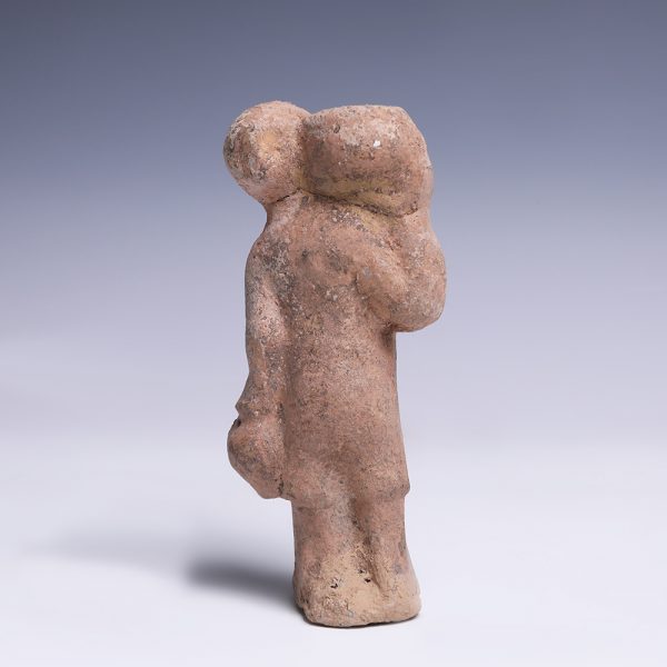 Eastern Han Dynasty Terracotta Statuette of a Merchant