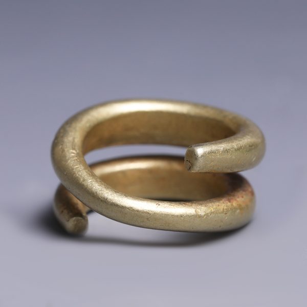 European Bronze Age Electrum Hair Ring