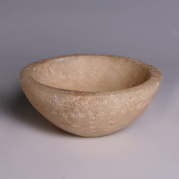 Fine Byzantine Calcite Alabaster Bowl