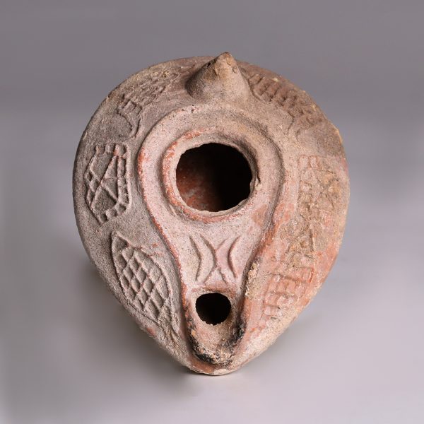 Early Islamic Terracotta Oil Lamp