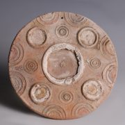 Byzantine Terracotta Circular Mirror Plaque