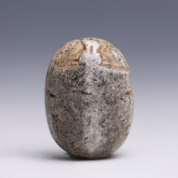 Egyptian Hyksos Period Hard Stone Scarab