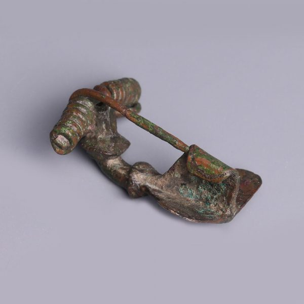 Romano-British Bronze Wing and Fanbow Brooch