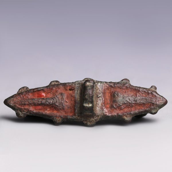 Romano-British Bronze Equal-Ended Plate Brooch