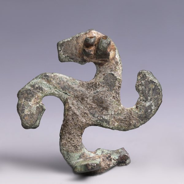 Romano-British Bronze Gammadion Fibula