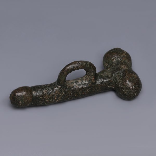 Romano-British Bronze Phallic Pendant