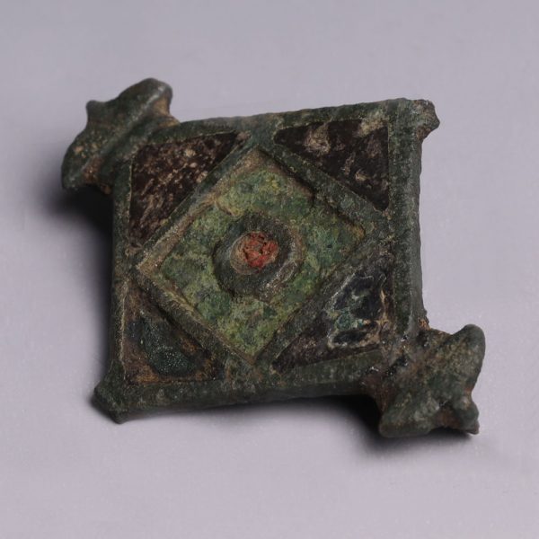 Romano-British Brooch with Enamelled Decoration