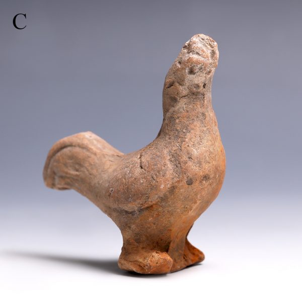 Selection of Eastern Han Dynasty Rooster Statuettes