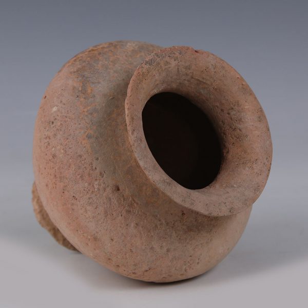 Holy Land Terracotta Piriform Jar with a Ring Base