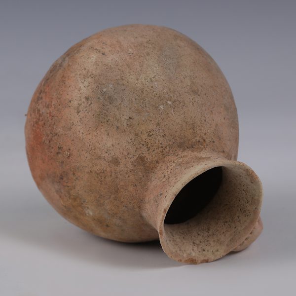Holy Land Terracotta Juglet with a Vertical Handle