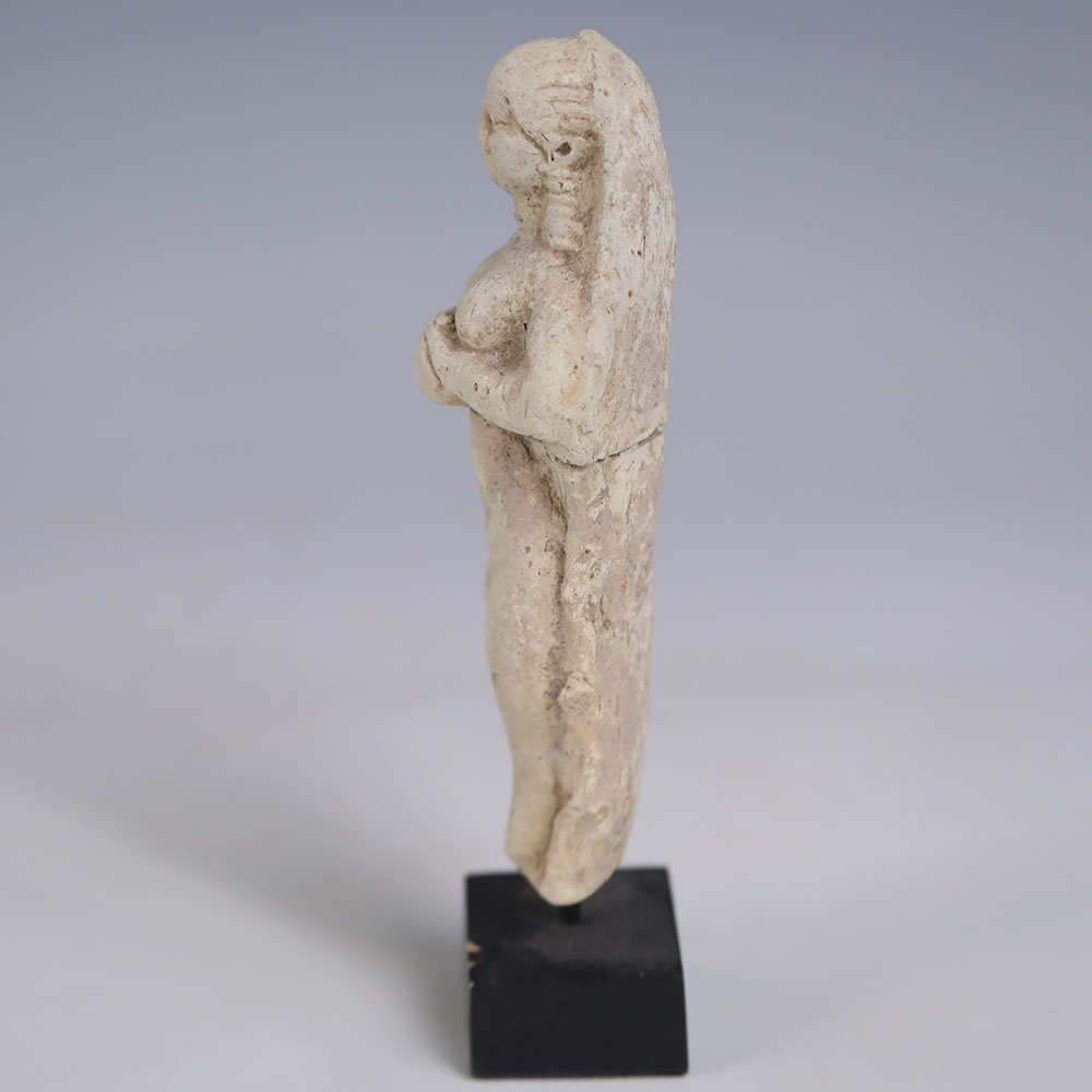 Old Babylonian Clay Plaque of Fertility Goddess Old Babylonian Clay Plaque of Fertility Goddess