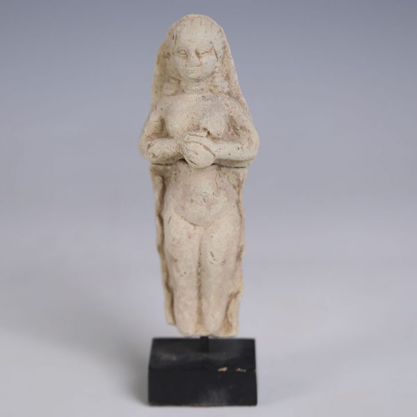 Old Babylonian Clay Plaque of Fertility Goddess