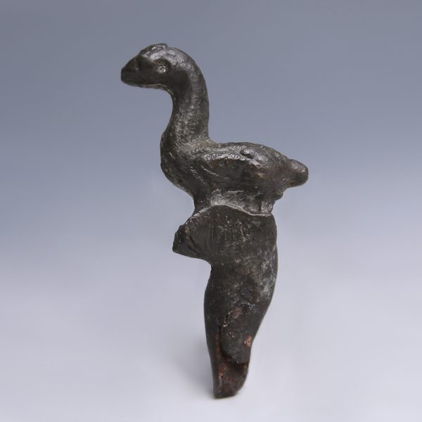 Roman Bronze Goose Finial