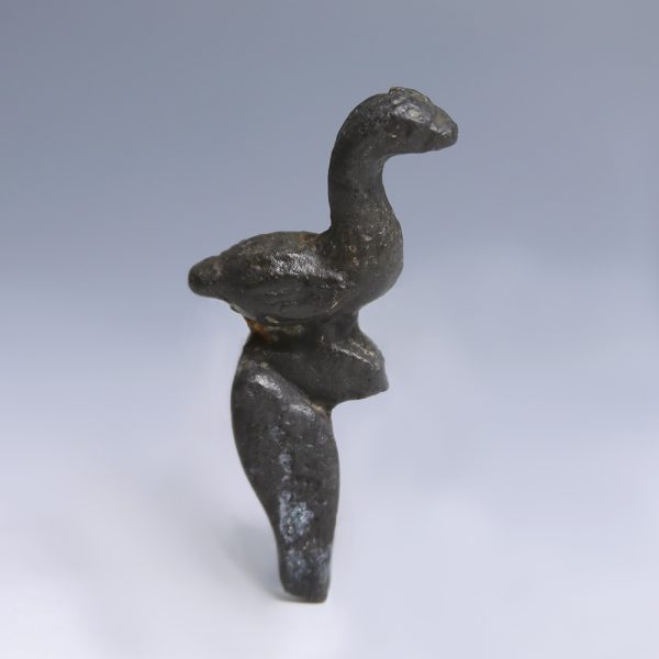 Roman Bronze Goose Finial