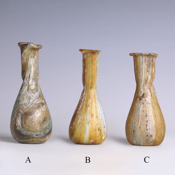 Roman Marbled Sand-Core Glass Selection