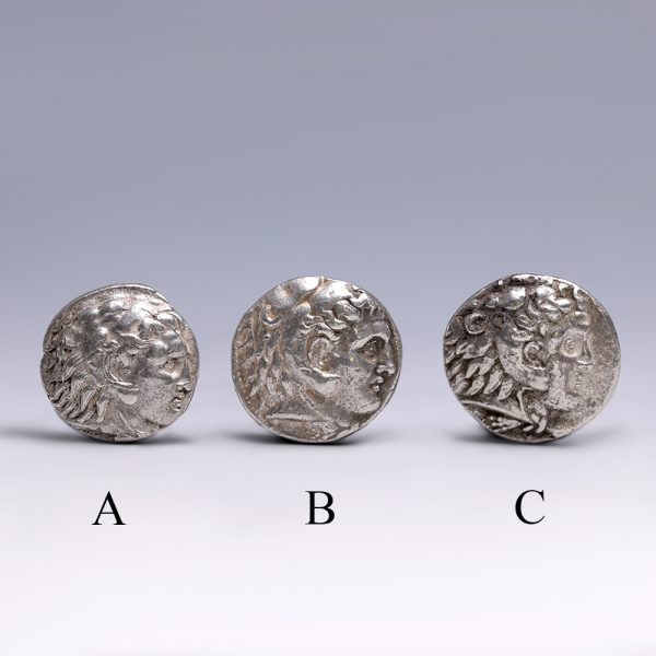 Selection of Alexander the Great Silver Tetradrachms