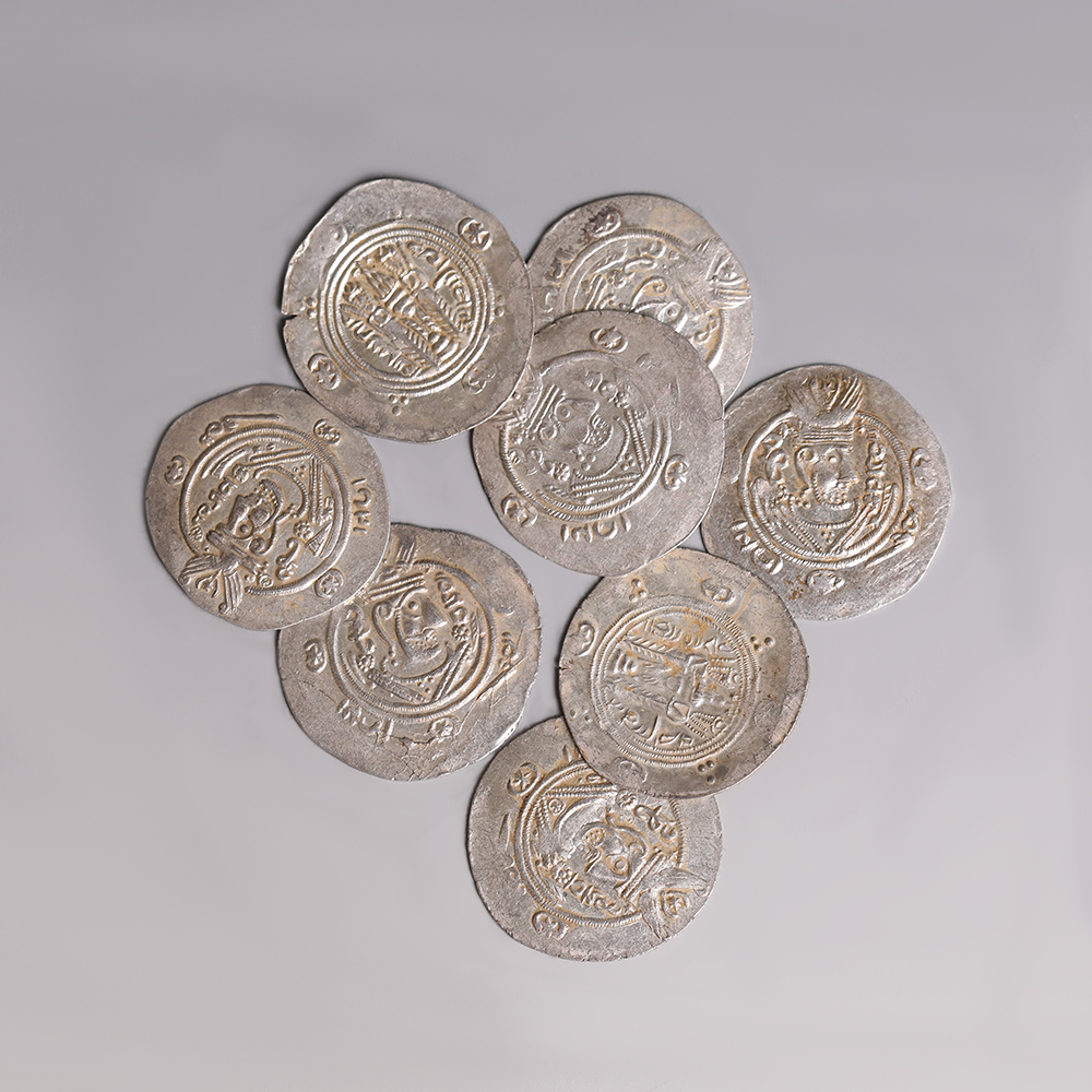 Selection of Tabaristan Silver Hemidrachms Selection of Tabaristan Silver Hemidrachms
