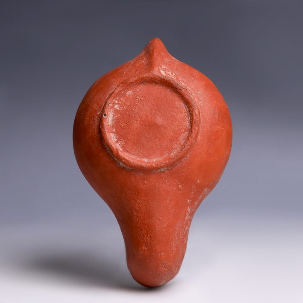 Ancient Roman North African Terra Sigillata Oil Lamp