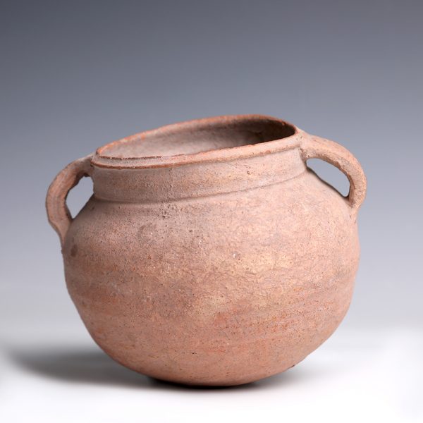 Ancient Roman Terracotta Twin-Handled Jar
