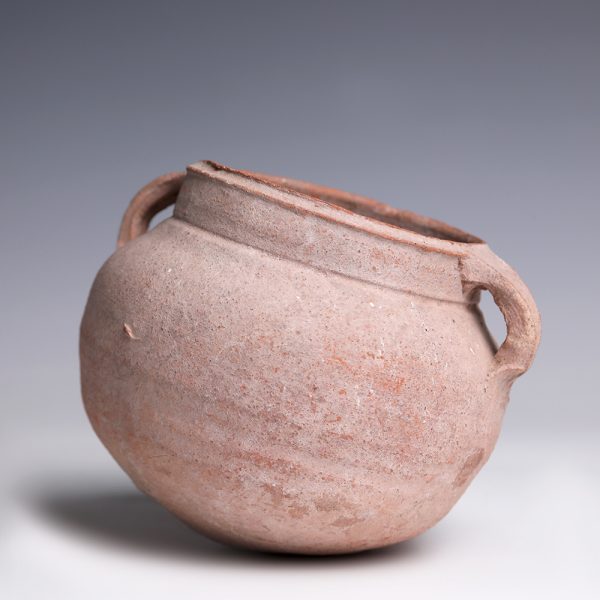 Ancient Roman Terracotta Twin-Handled Jar