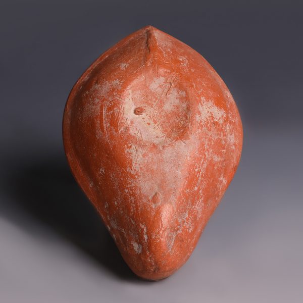 Ancient Roman Terracotta Oil Lamp from North Africa
