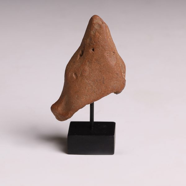 Romano-Egyptian Votive Terracotta Head of Isis