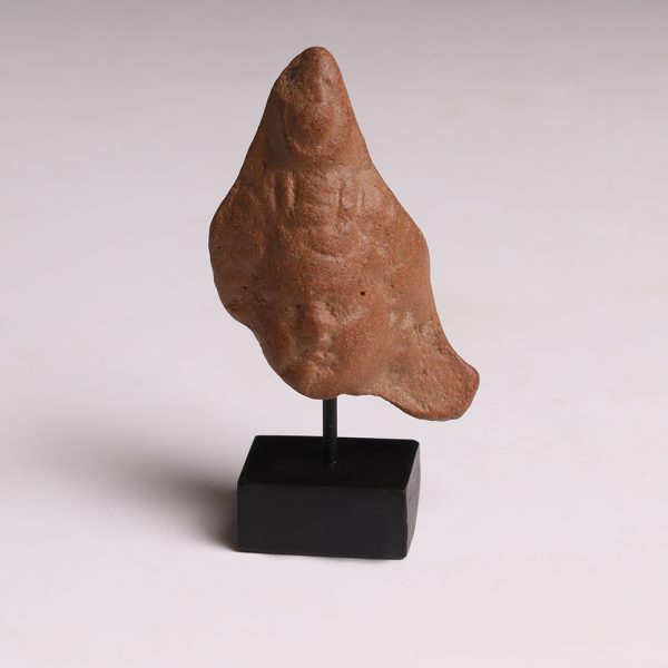 Romano-Egyptian Votive Terracotta Head of Isis