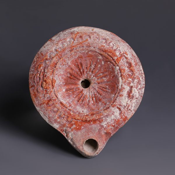 Ancient Roman Terracotta Oil Lamp