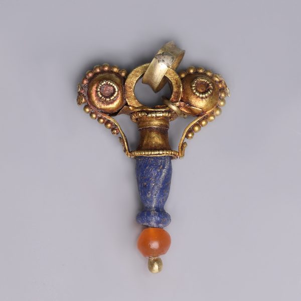 Greek Hellenistic Gold Amphora Pendant