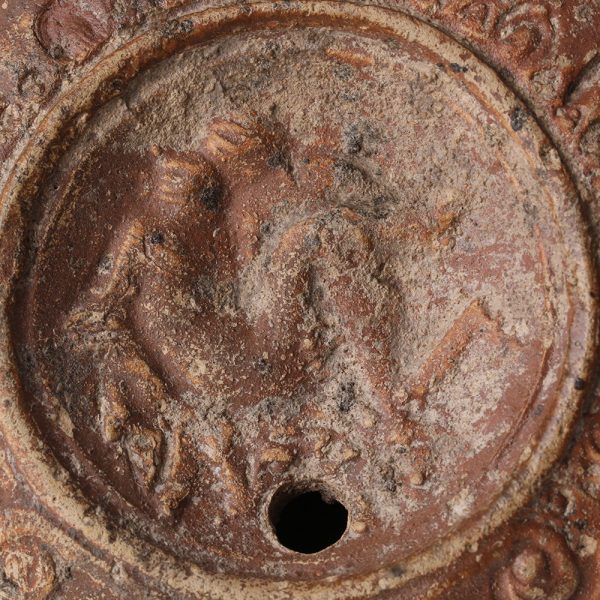 Ancient Roman Terracotta Erotic Oil Lamp