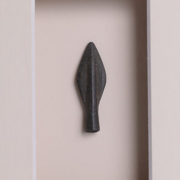 Framed Mesopotamian Bronze Arrowhead